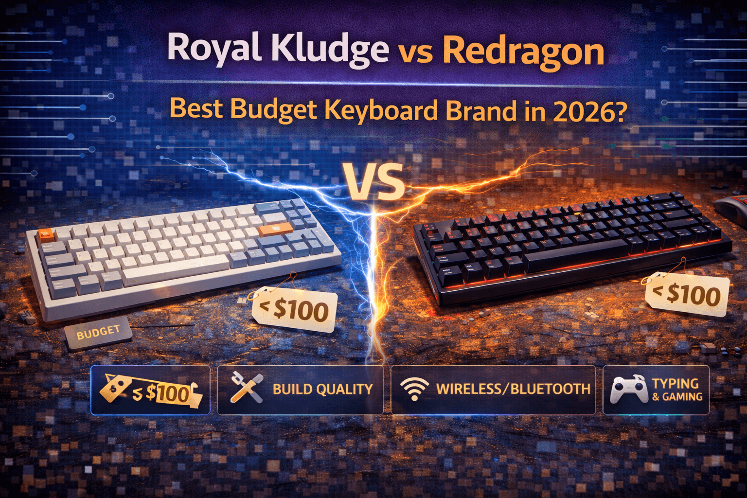 Royal Kludge vs Redragon: Best Budget Keyboard Brand in 2026 ?