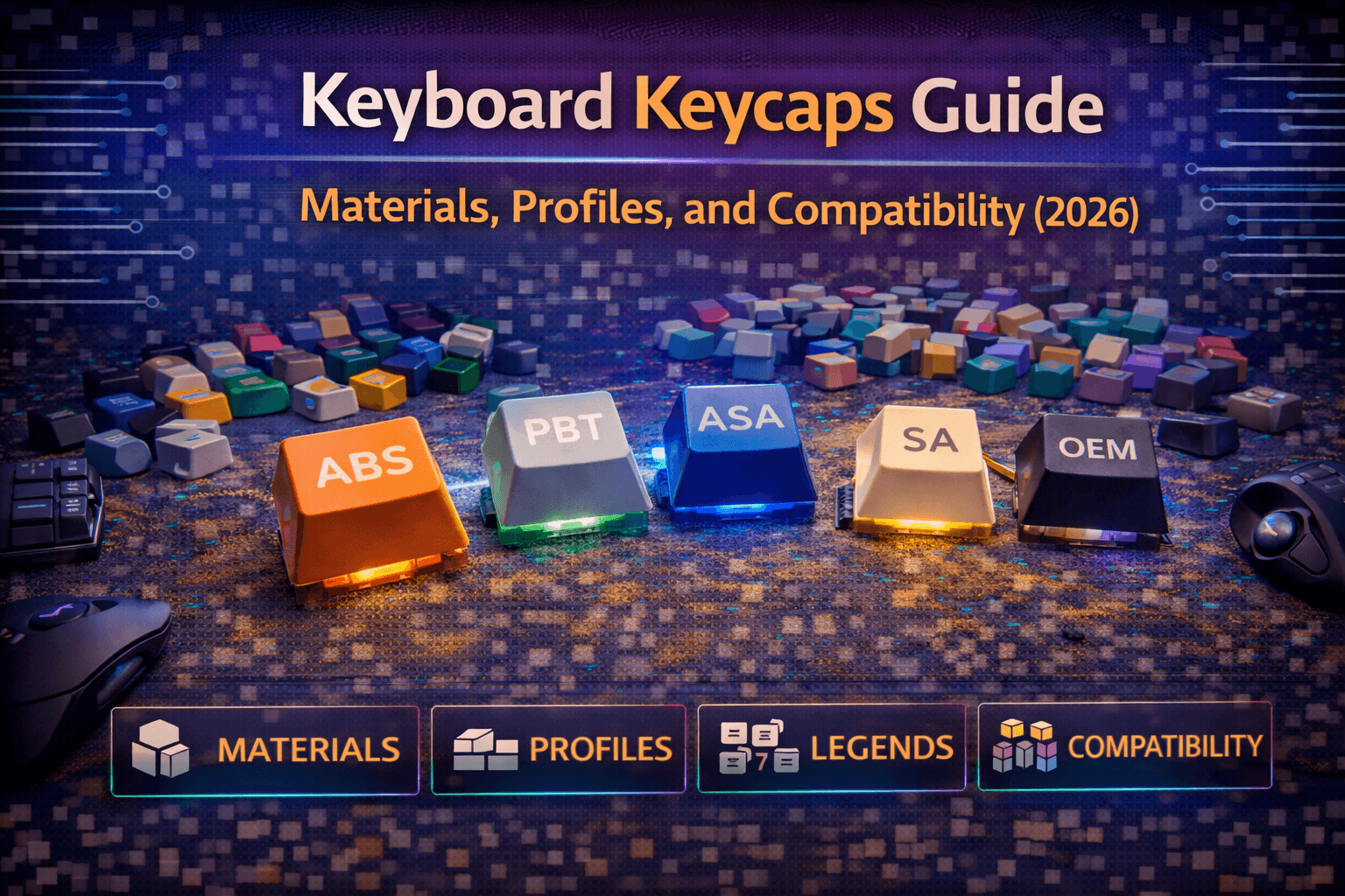 Keyboard Keycaps Guide: Materials, Profiles, and Compatibility (2026)