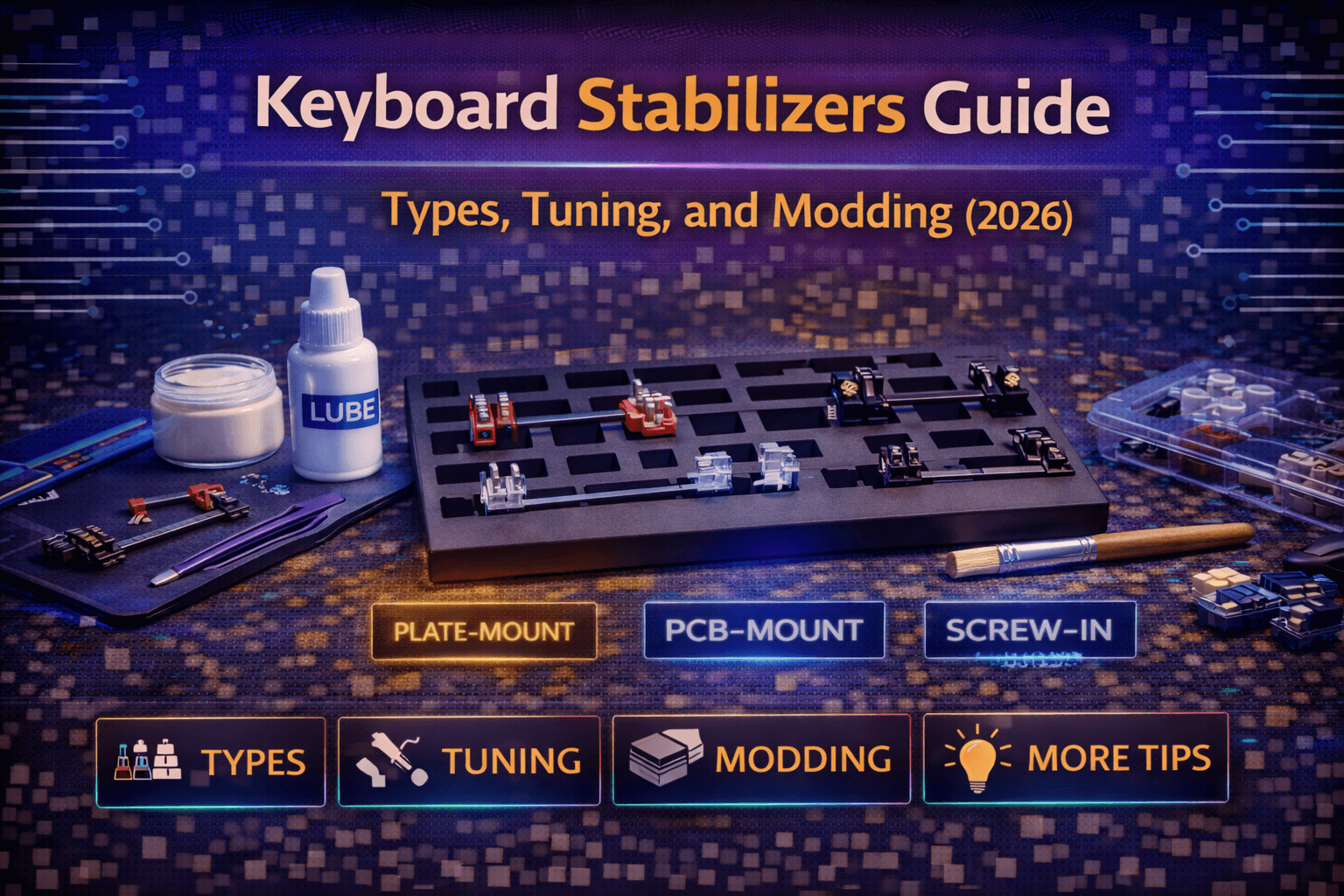 Keyboard Stabilizers Guide: Types, Tuning, and Modding (2026)