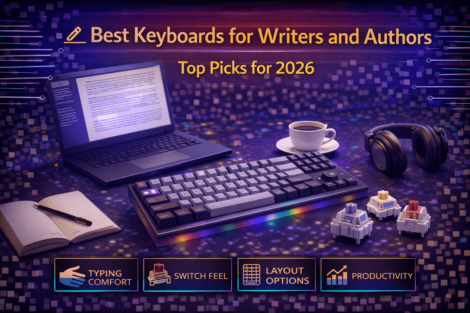 Best Keyboards for Writers and Authors: Top Picks for 2026