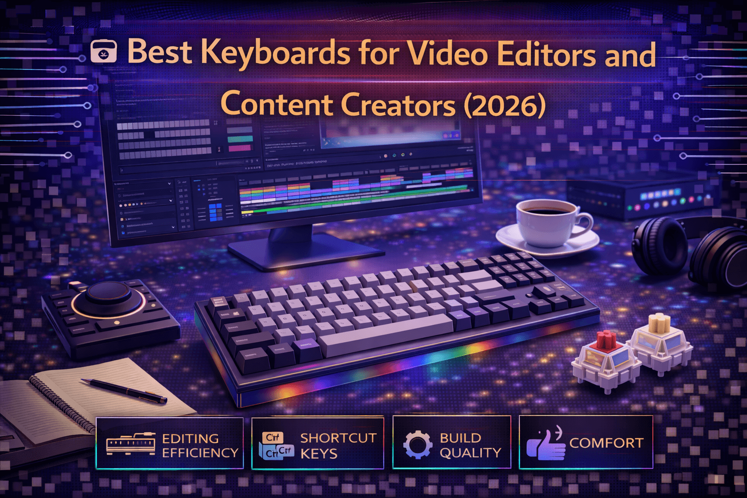 Best Keyboards for Video Editors and Content Creators (2026)