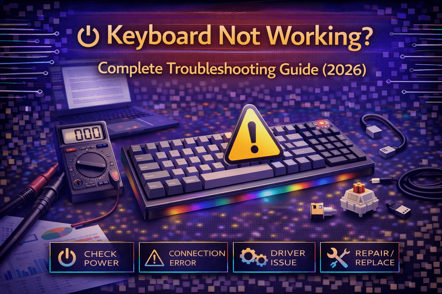 Keyboard Not Working? Complete Troubleshooting Guide (2026)