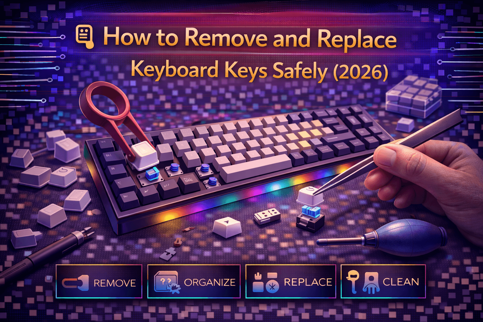 How to Remove and Replace Keyboard Keys Safely (2026)