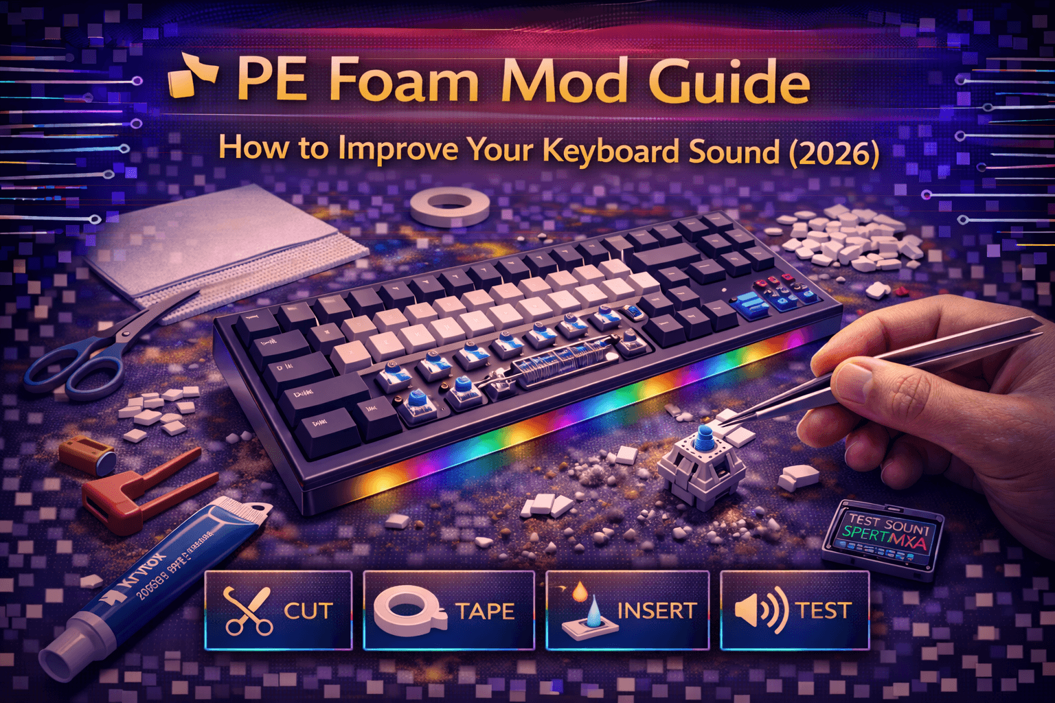 PE Foam Mod Guide: How to Improve Your Keyboard Sound (2026)