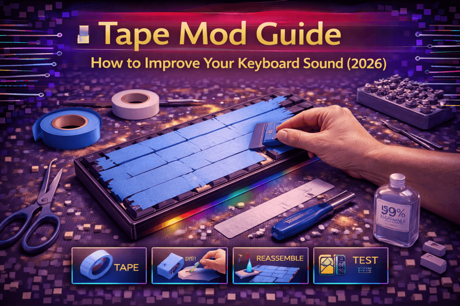 Tape Mod Guide: How to Improve Your Keyboard Sound (2026)