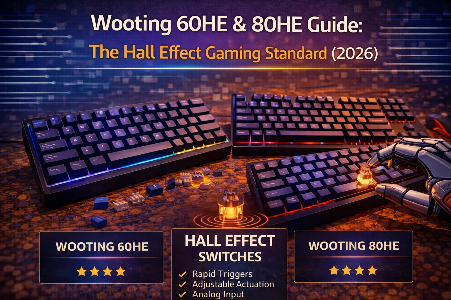 Wooting 60HE & 80HE Guide: The Hall Effect Gaming Standard (2026)