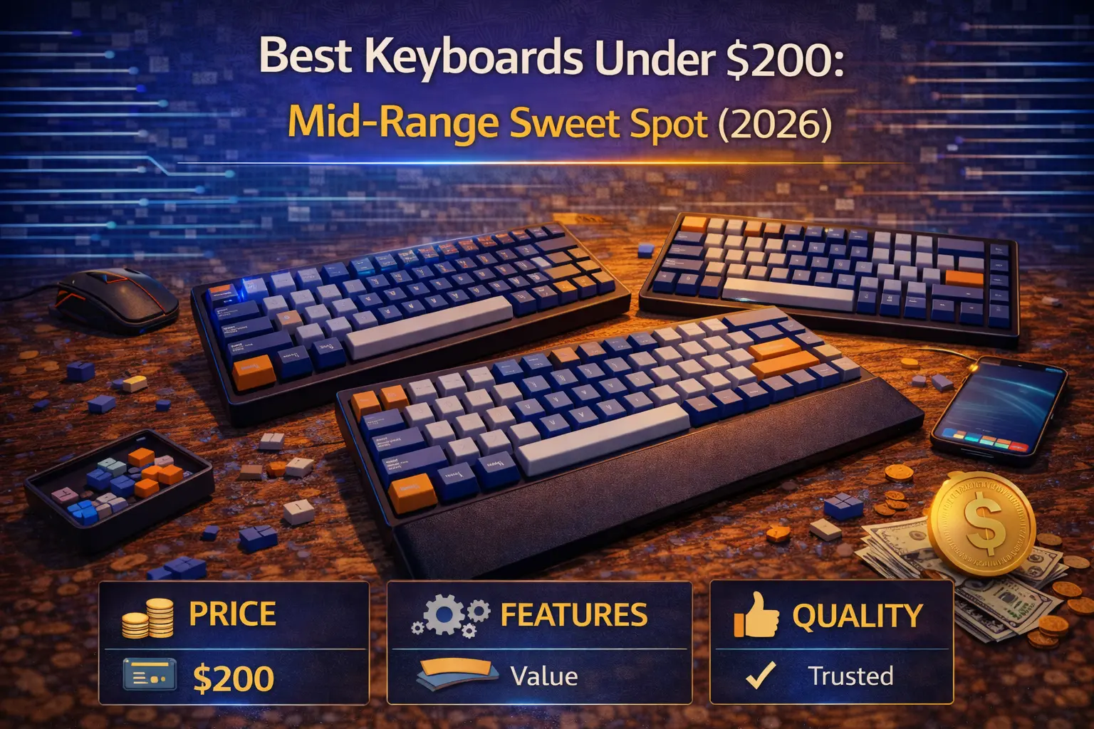 Best Keyboards Under $200: Mid-Range Sweet Spot (2026)