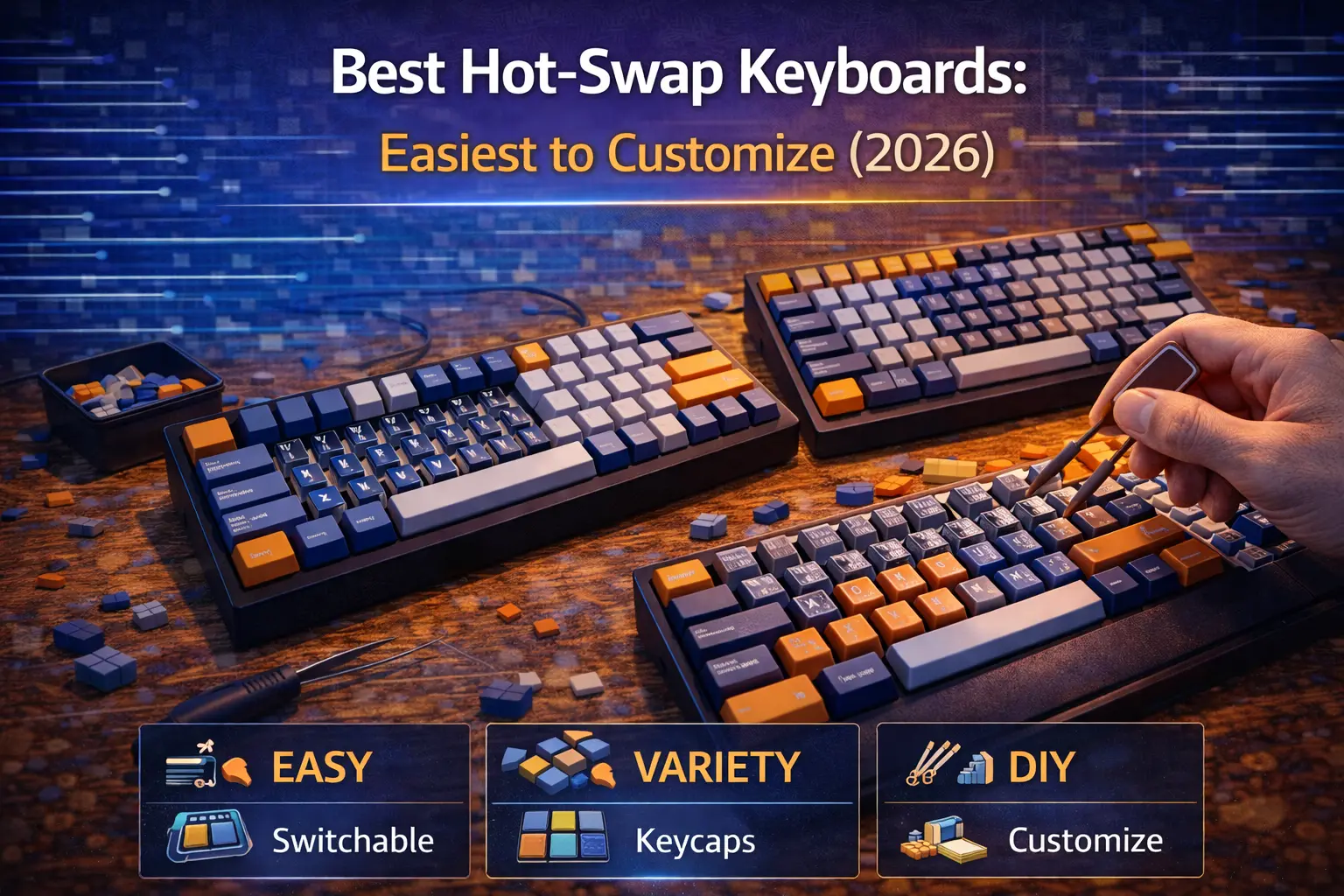 Best Hot-Swap Keyboards: Easiest to Customize (2026)