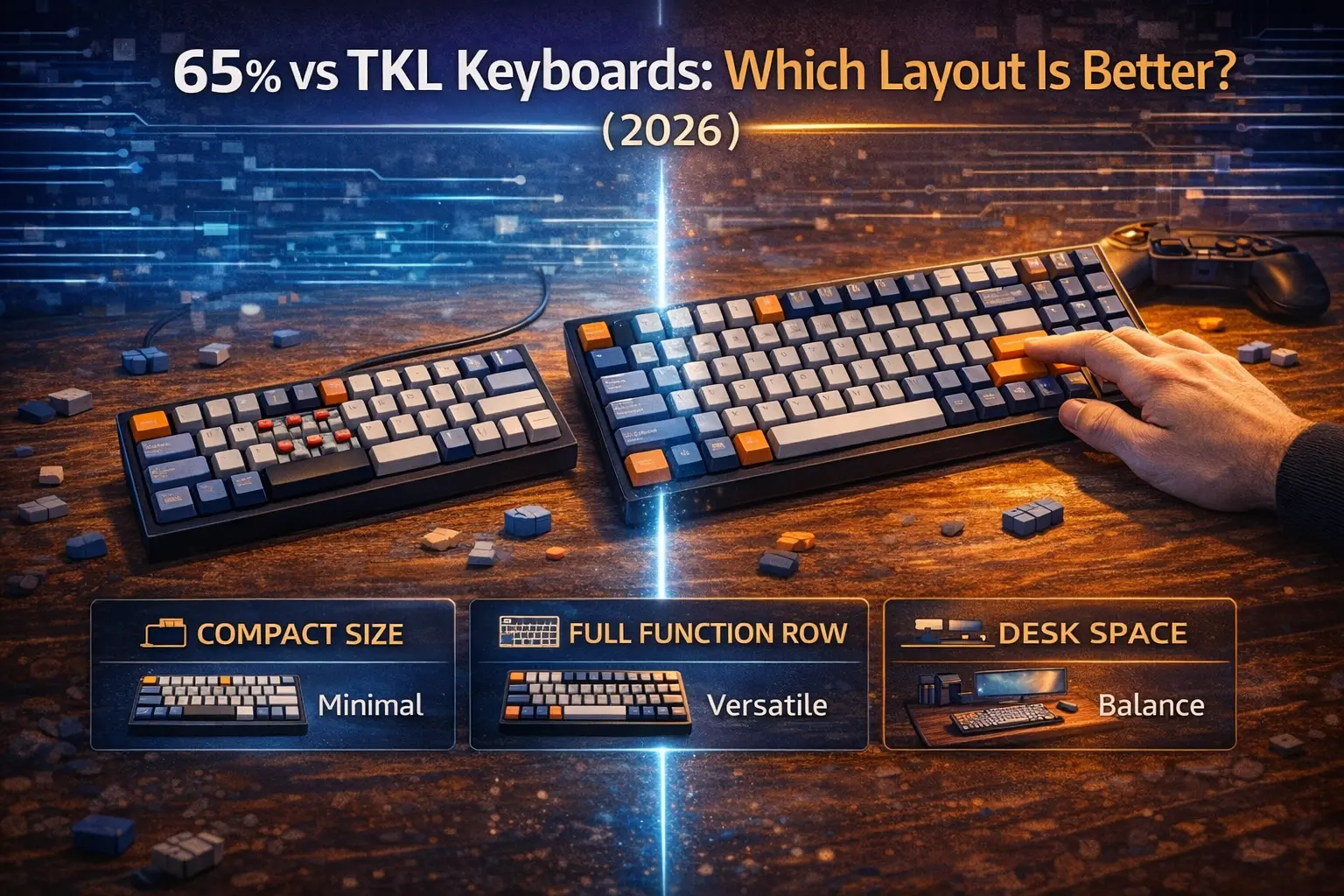 65% vs TKL Keyboards: Which Layout Is Better? (2026)