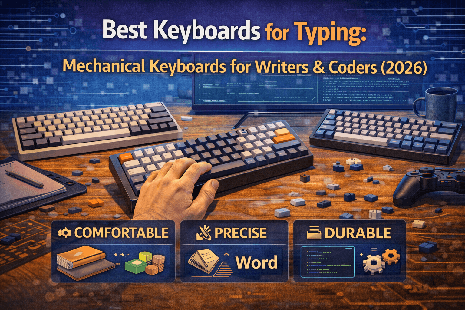 Best Keyboards for Typing: Mechanical Keyboards for Writers & Coders (2026)