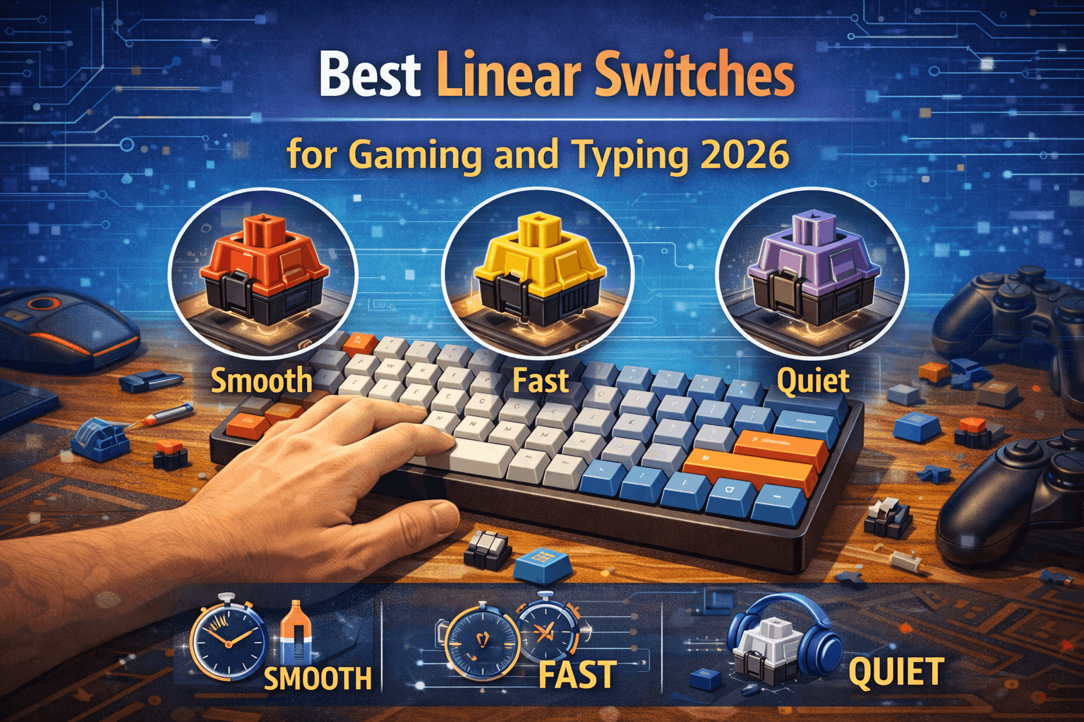 Best Linear Switches for Gaming and Typing 2026