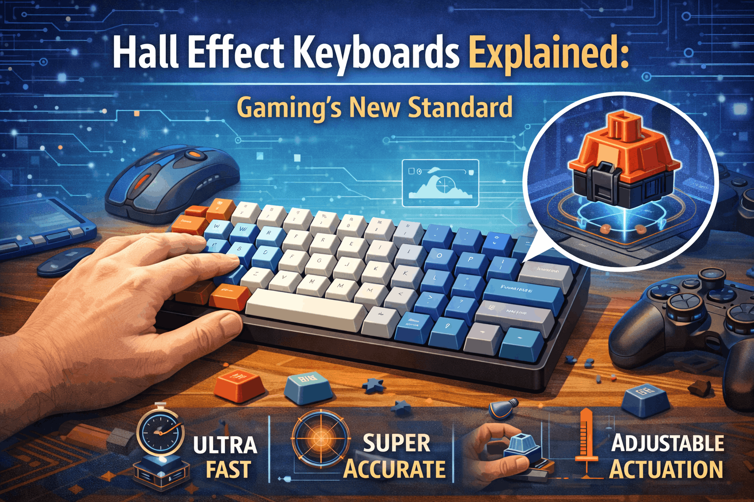 Hall Effect Keyboards Explained: Gaming's New Standard