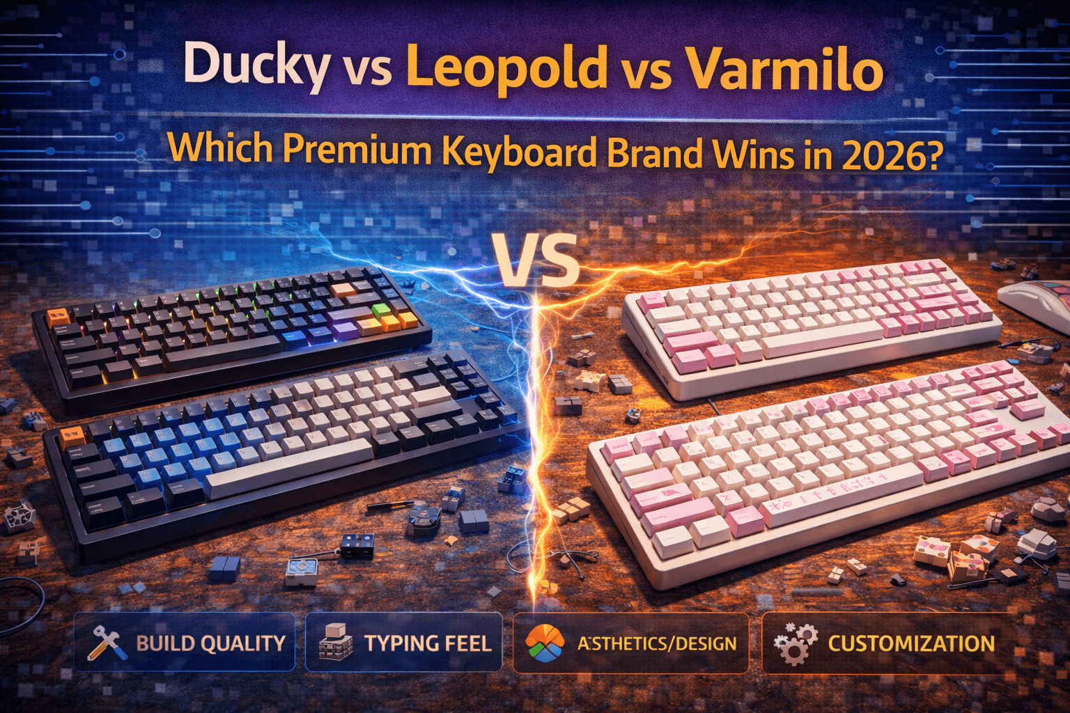 Ducky vs Leopold vs Varmilo: Which Premium Keyboard Brand Wins in 2026 ?