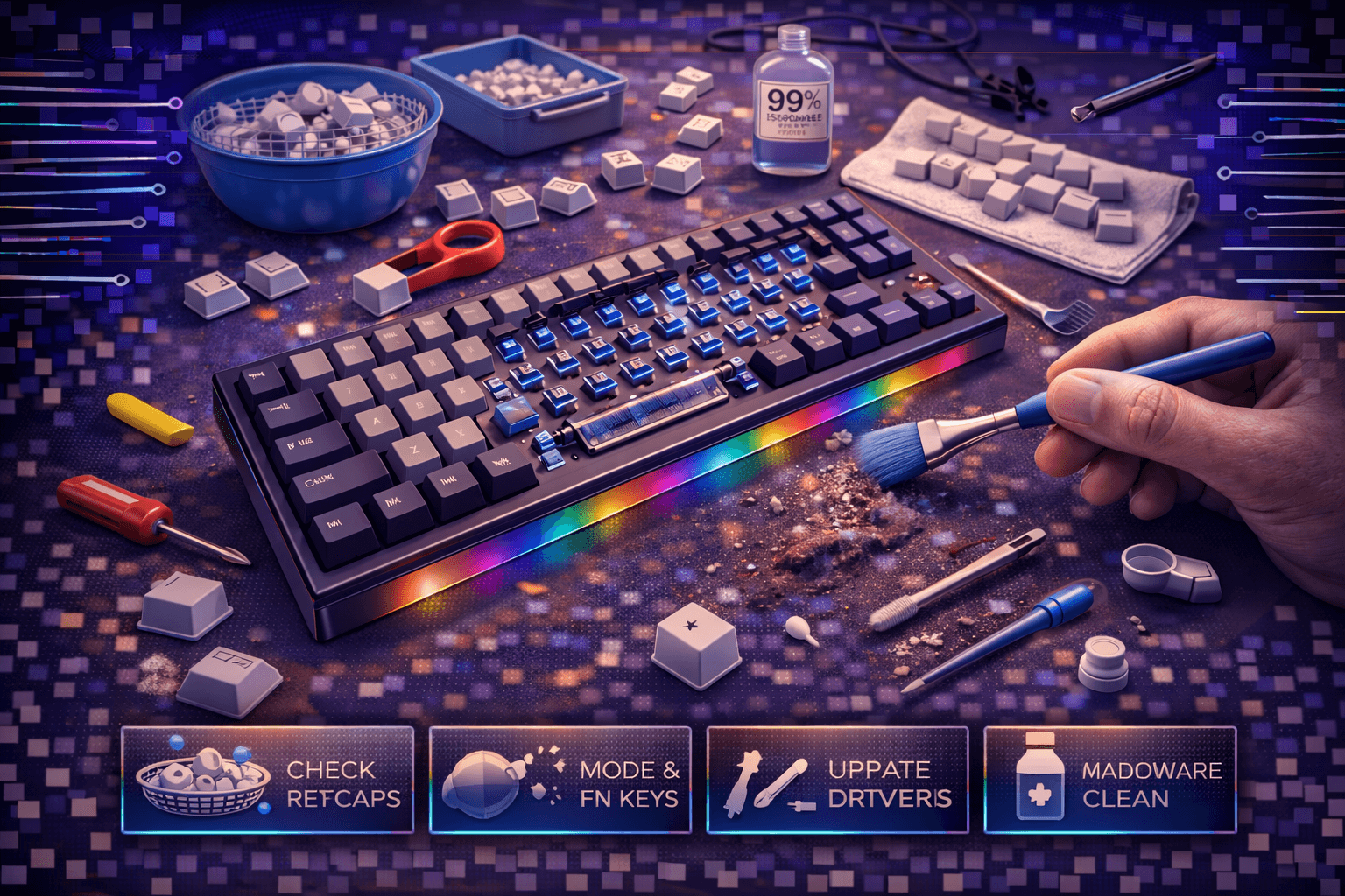 How to Deep Clean Your Mechanical Keyboard: Step-by-Step (2026)